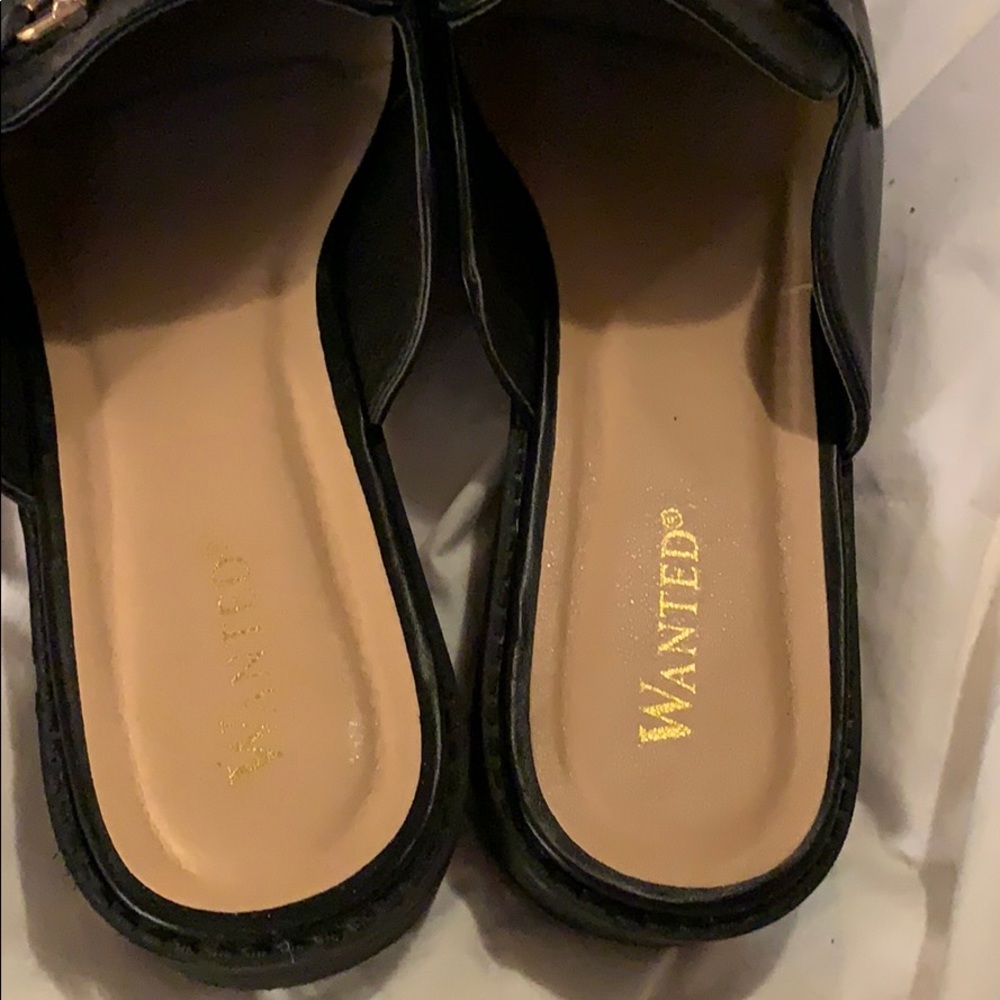 Black Horse Bit Mule Loafers Size 8 - DC - Picture 3 of 8